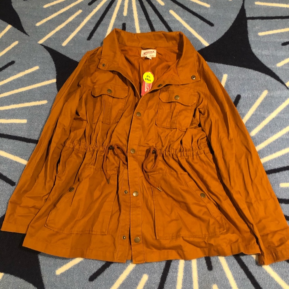 Burnt orange jacket!